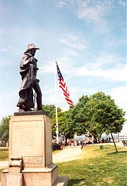 [photo, Major General Samuel Smith statue (1917),  by Hans Schuler, Federal Hill Park, Baltimore, Maryland]