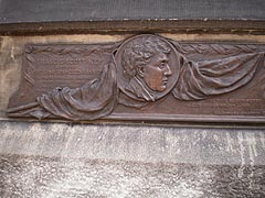 [photo, Francis Scott Key plaque, Mt. Vernon Place United Methodist Church, 10 East Mt. Vernon Place, Baltimore, Maryland]